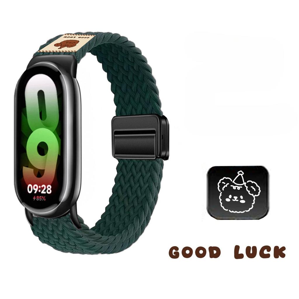 Nylon Strap for Xiaomi Mi Band 10/9/8 High Quality Breathable Sports Adjustable Wristband for Mi Band 10 9 NFC Replace Watchband