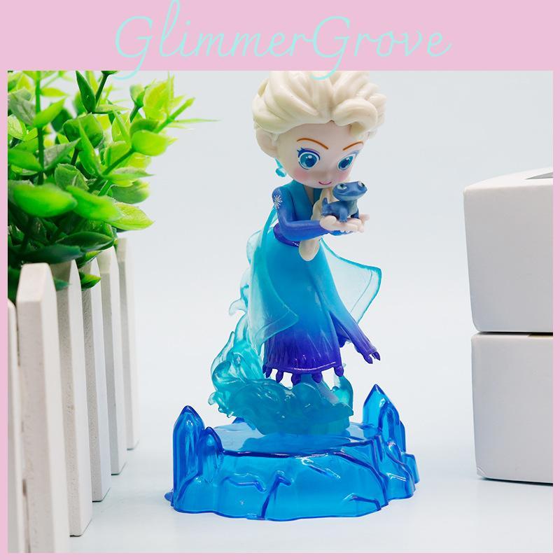 Frozen Anna Elsa Olaf Characters Model Ornament For Desktop Decoration