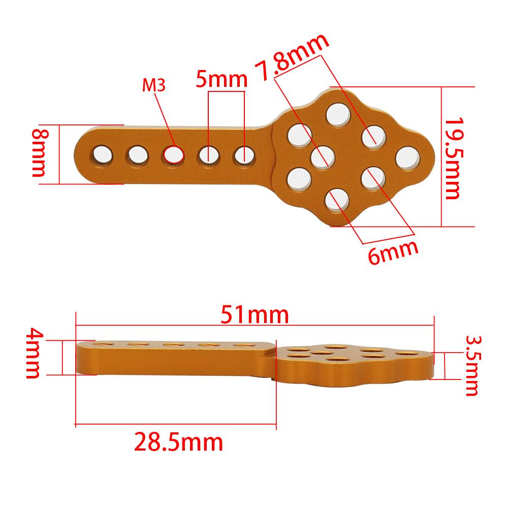 

Aluminium Metal Shock Absorber Mount Adjust Height Angle Stand for 1/10 RC Crawler Axial SCX10 90046 90047 D90 D110 Upgrade Part