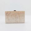 Shoulder Messenger Bag Fashion Acrylic Bag Women's Pearlescent Board Geometric Splicing Party Wedding Clutch Bag Light Luxury