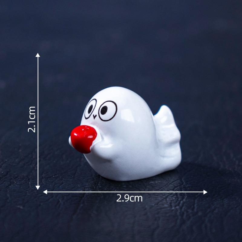 Micro-landscape Luminous Halloween Pumpkin Ghost Figurine Decorative Accessories Mini Ornaments