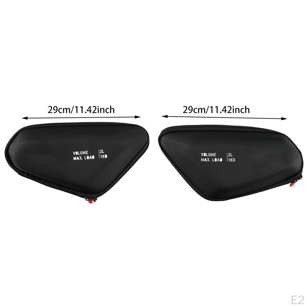 2Pcs Motorcycle Side Frame Bag, Nylon Storage Package Bags for R 1300 GS Adventure