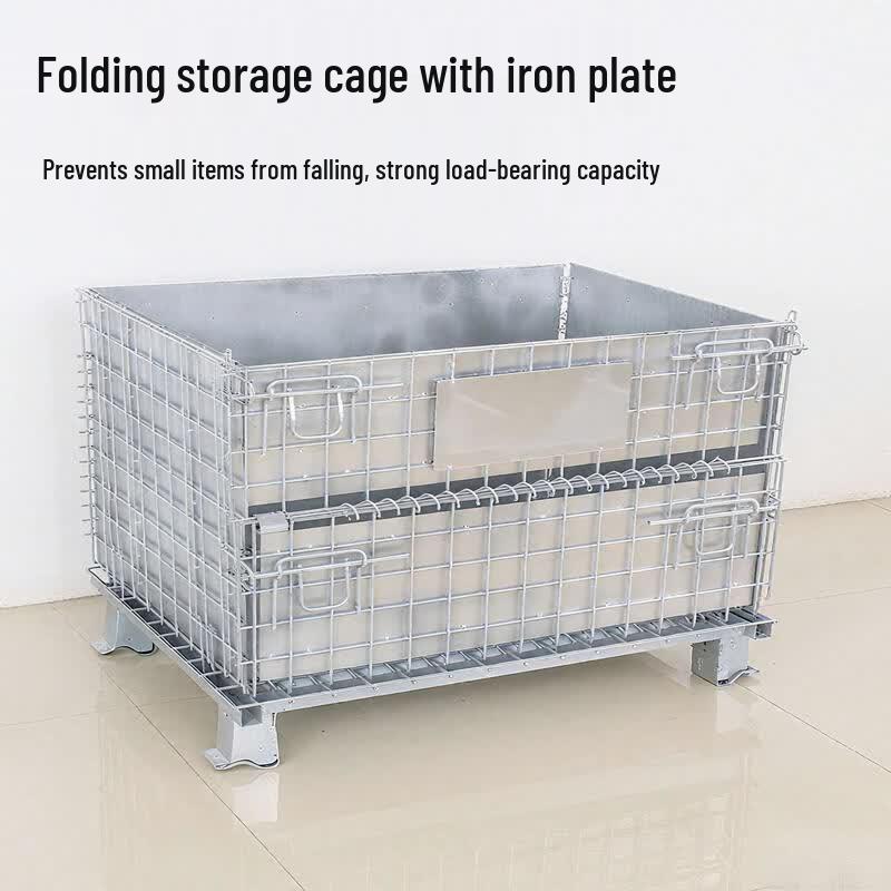 Industrial Folding Wire Mesh Storage Cage