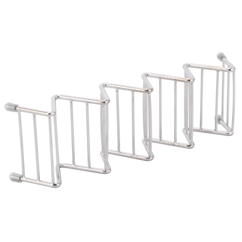 Taco Holder Innovative 304 Stainless Steel Pancake Stand Tray for Kitchen Restaurant4 5 Grid