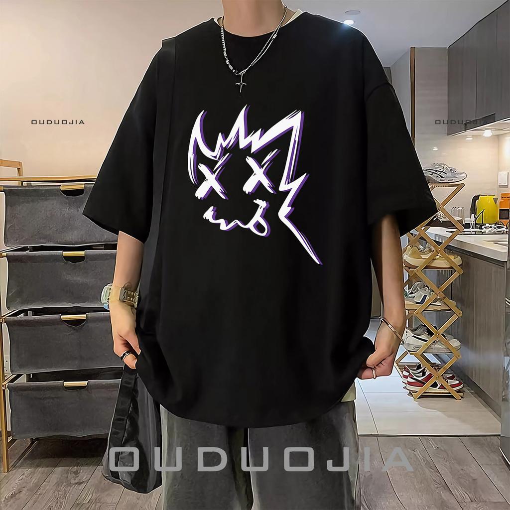 Pokémon Pokémon Genji Cartoon Animation Loose Summer Mens and Womens Printed ShortSleeved Tshirt