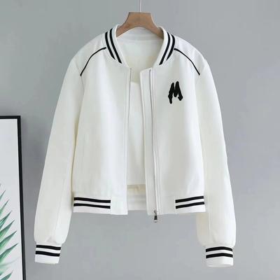 Mode Damen Kurzjacke Lose Fledermausärmel Frühling und Herbst Neue bedruckte Jacke