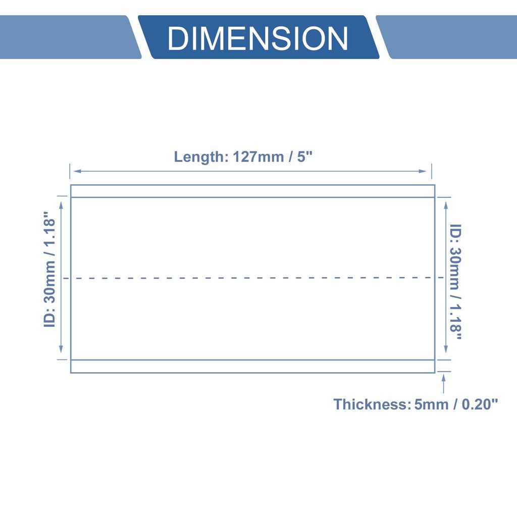 X AUTOHAUX Inner Diameter 1.2 Inches (30 Mm) Length 5.0 Inches (127 Mm) 0