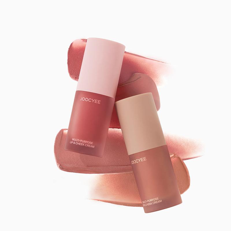Joocyee Velours Brume Crème Lèvres & Blush Joues Multi-usages Rouge à Lèvres Longue Tenue Teint à Lèvres Maquillage Coréen Vegan Rouge à Lèvres Liquide