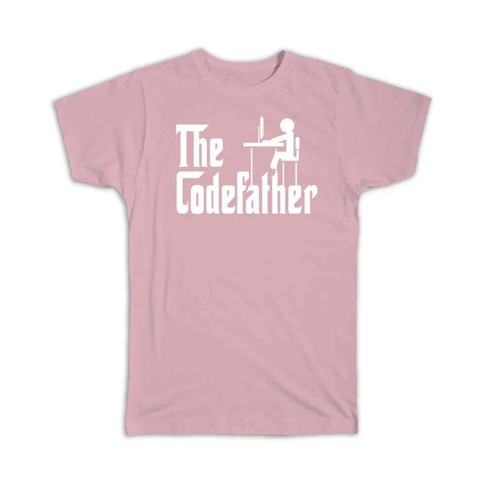 Gift T-Shirt : The Codefather For Programmer Software Engineer Computer Hacker L