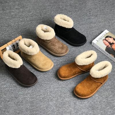 Popular Velvet and Velvet Snow Boots for Men and Women 2025 Autumn and Winter New Cotton Shoes Warm and Versatile Trendy Shoes 22715-V