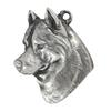 Siberian Husky, Chukcha - Silver-plated Dog Pendant, Handbag Decoration, Backpack Pendant by Art-Dog Brand