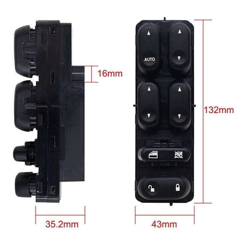 3L8Z-14529-AAA Auto Electric Power Window Control Switch for Ford Escape 01-07 for Mazda Tribute 01-06 For Mercury Mariner 05-07