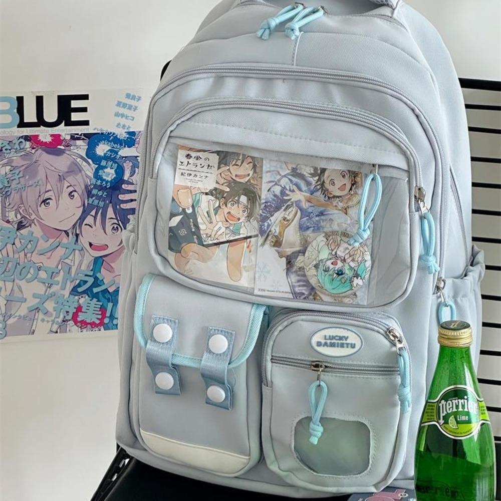 New college style ins sweet and cute junior high school student schoolbag high value grade 3-5 large capacity backpack women