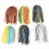 5pcs Silicone Skirts Jigs 88 Strand Umbrella Sensation Skirts Fishing Jigs Spinnerbait Replacement Fishing Lures Skirts