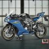 1/12 Kawasaki 600cc Niaja ZX6R Alloy Motorcycle Model Simulation Diecast Metal Street Motorcycle Model Children Toy Gift