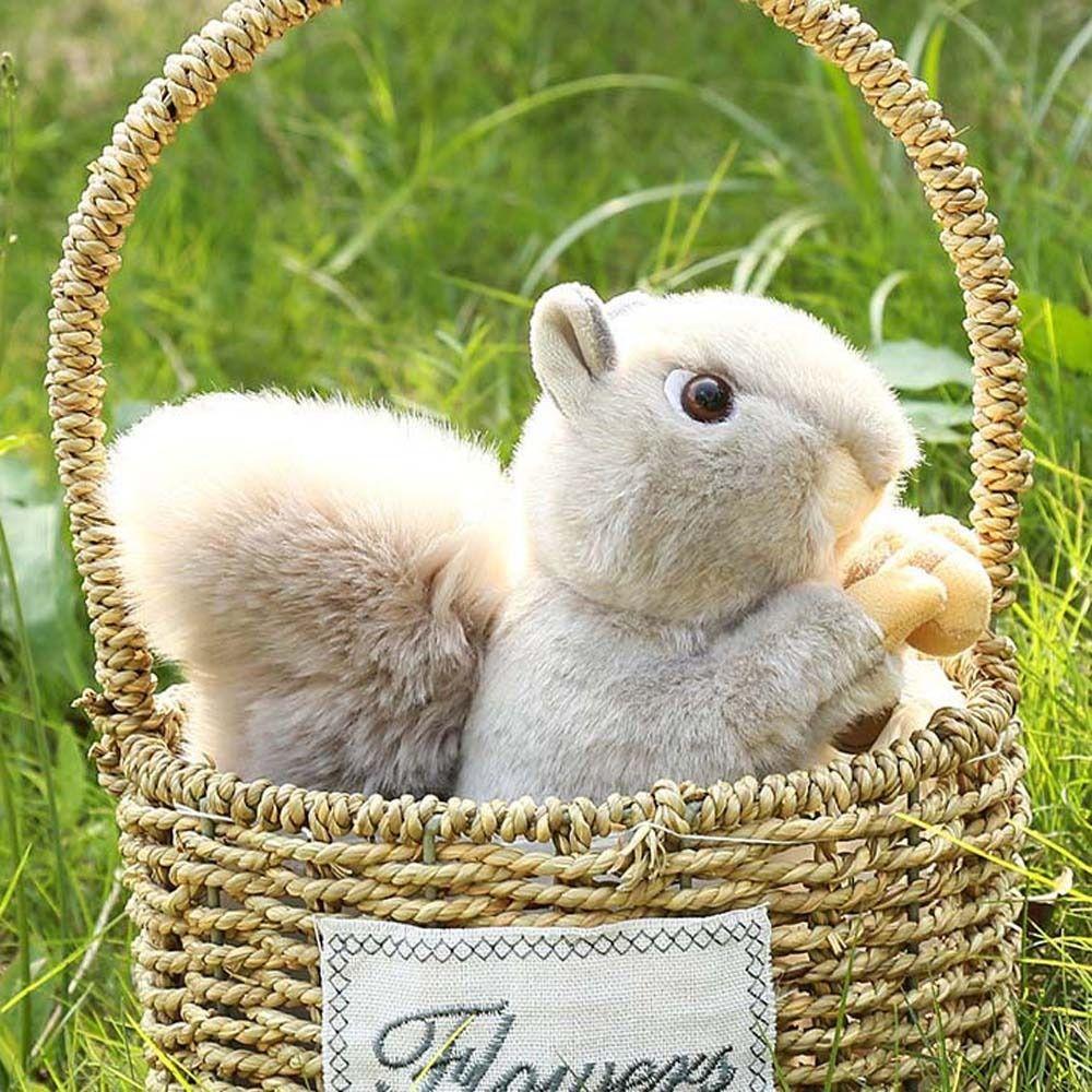 Decoration Home Decoration Squirrel Plush Toys Squirrel Plush Doll Stuffed Toys Plush Animal Toy