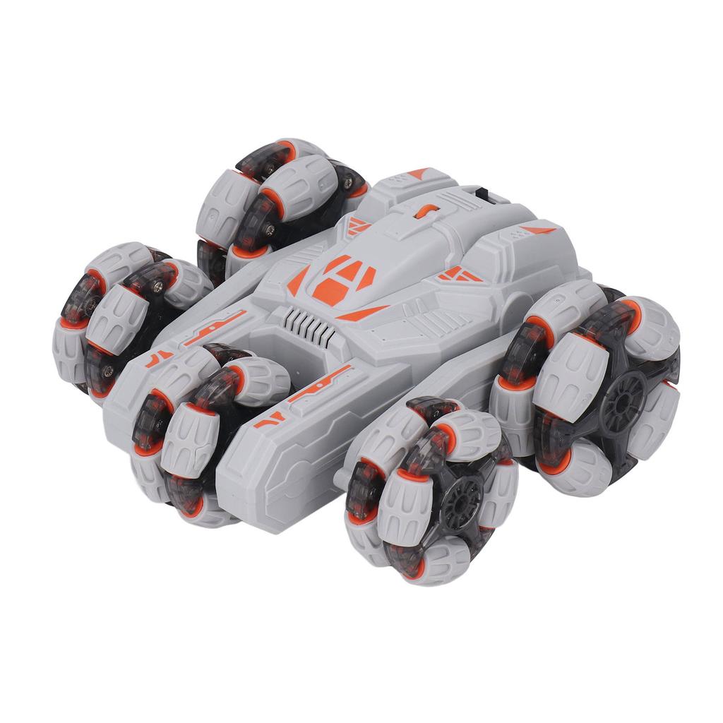2.4Ghz RC Stunt Car Gesture Sensing 360 degrees  Turning Lighting 5 Wheels Remote Control Vehicle Toy Grey