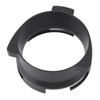 Dosing Funnel Aluminium Alloy Splash Proof Rotatable Coffee Dosing Ring for 54mm Portafilter Black