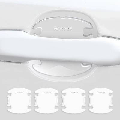 4PCS Transparent Car Door Anti-collision Protector Bumper Strip Sticker For Mercedes Benz AMG GLE GLS GLC CLA GLB ML W204 W206 W205 W212 W203