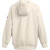 Under Armour Ua Unstoppable Loose Fit Hooded Zip-Up Long Sleeve Jacket Women jackets Pinnacle-White 1386477-110