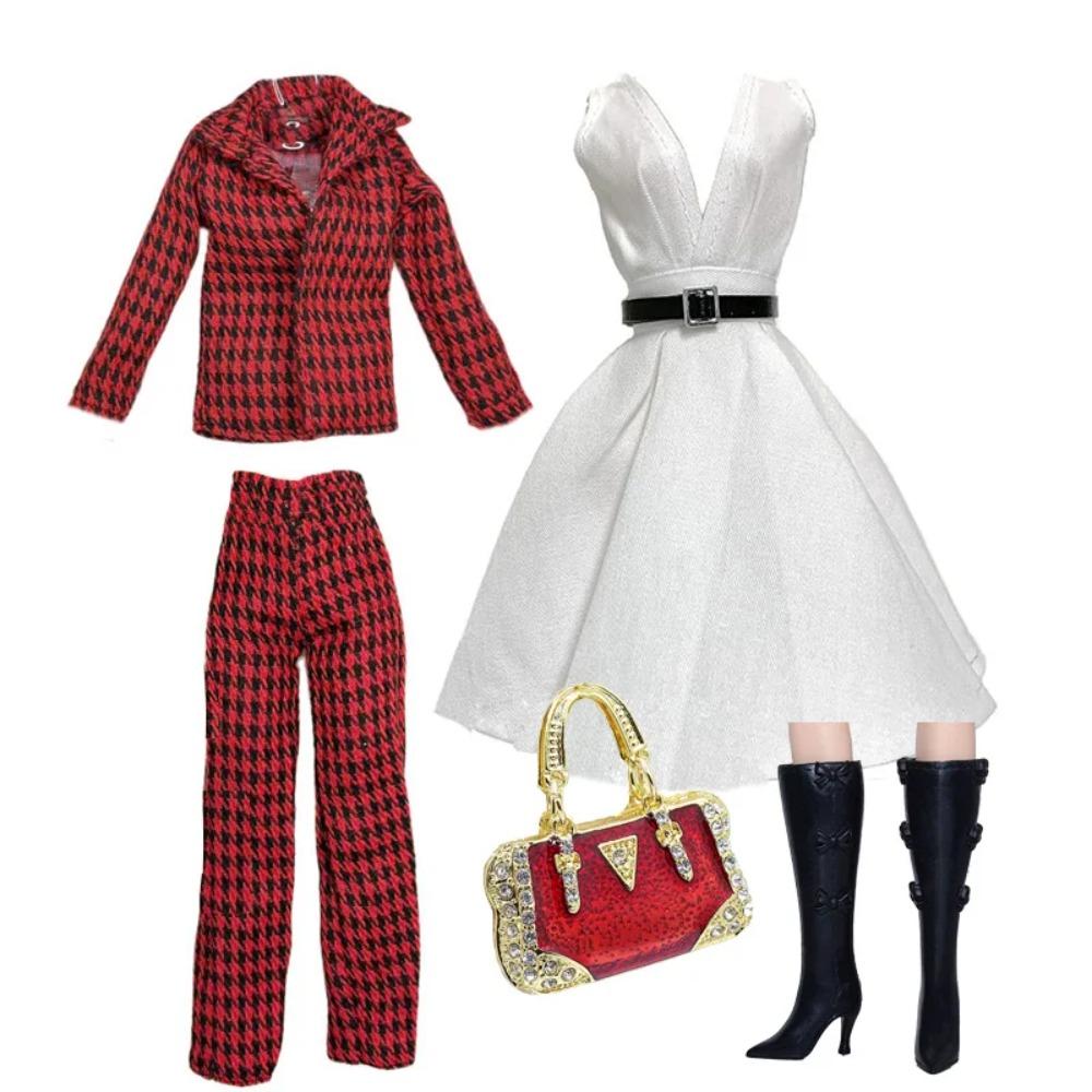 Doll Clothes Deluxe Fashion Pack Tea TIME Black & RED Classic Set for 11.5” Doll