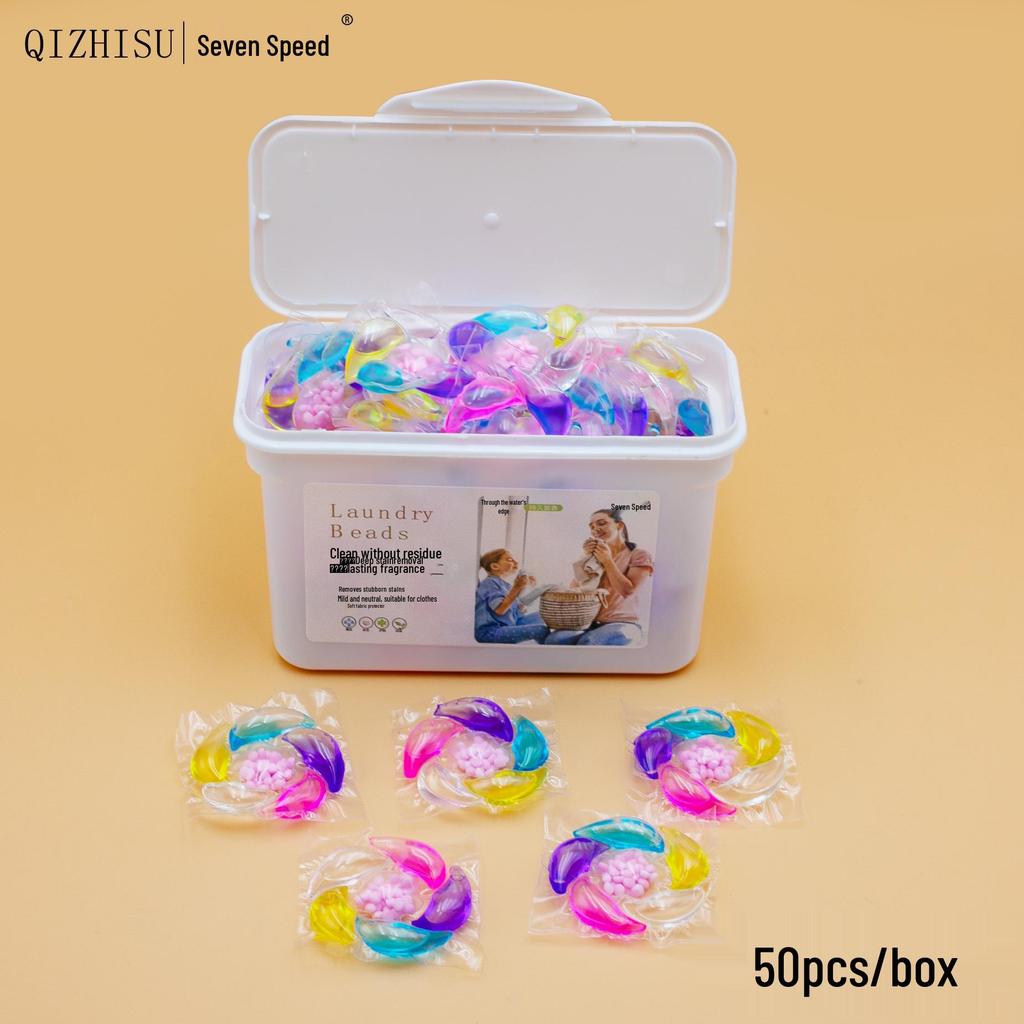 Αντιβακτηριακές Κάψουλες Πλυντηρίου 6 σε 1 με Άρωμα Μακράς Διάρκειας και Μαλακτικό Συμπυκνωμένο Απορρυπαντικό