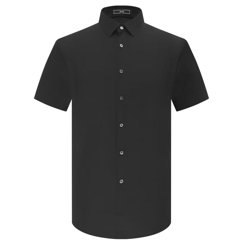 EMZ Erdos Men s Knitted Stretch Short-Sleeve Business Casual Shirt 2XL