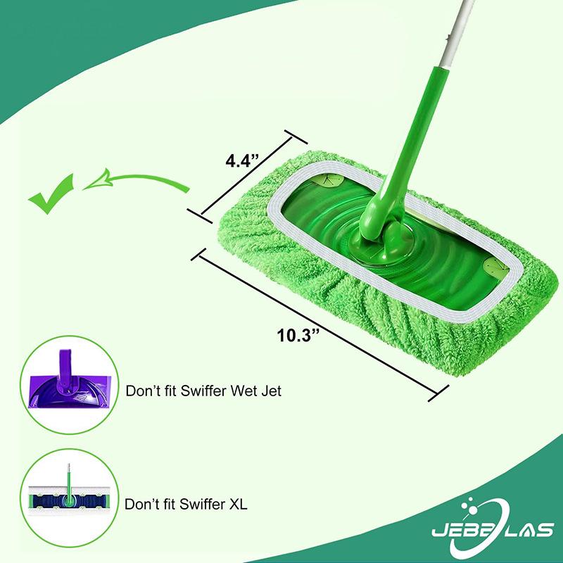 Panno di ricambio riutilizzabile per scopa Swiffer Sweeper – Panno lavabile per mocio piatto