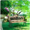 Park Bench With Backrest 123.5 X 74 X 48 Cm Gardi Rose Sofotel