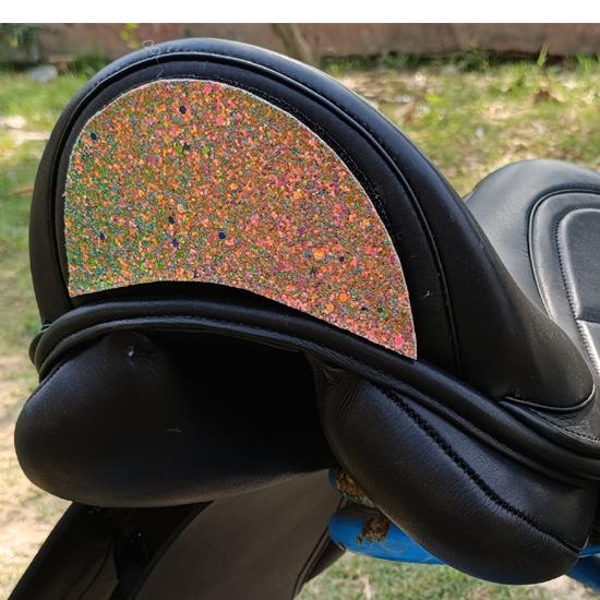 Leather Dressage Monoflap Saddle with Changeable Gullets – Elegant Cantle Design