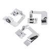3pcs Multifunction Snap On Presser Feet Low Shank Wide Hemming Rolled Hem Presser Foot Zinc Alloy Snap On Hemming Presser Foot