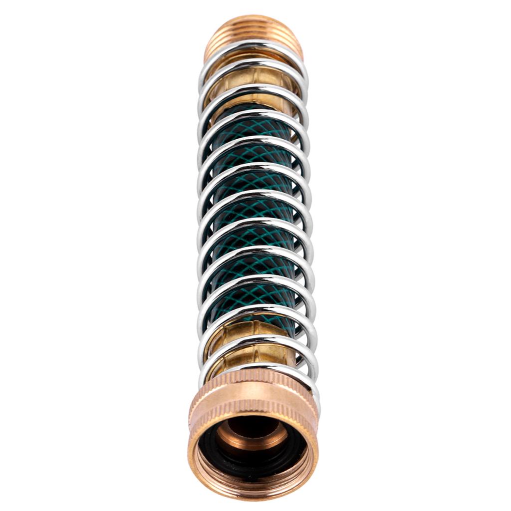 Garden Faucet Extension Hose Connector Spring Coil Kink Protector Irrigation Fitting Accessory