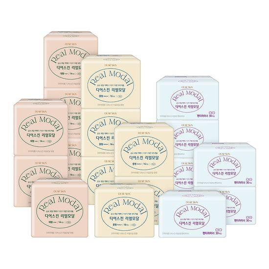 

DEAR SKIN Настоящий модал Набор из 6 штук (Выберите 1 из 3) Medium 16P*6 pack