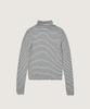 PLAC WOMEN Tie-Dye Turtleneck Top Navy