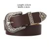 Ladies Retro Pin Buckle Belt Cool Versatile Fashion Decorative Belt Jeans Belt