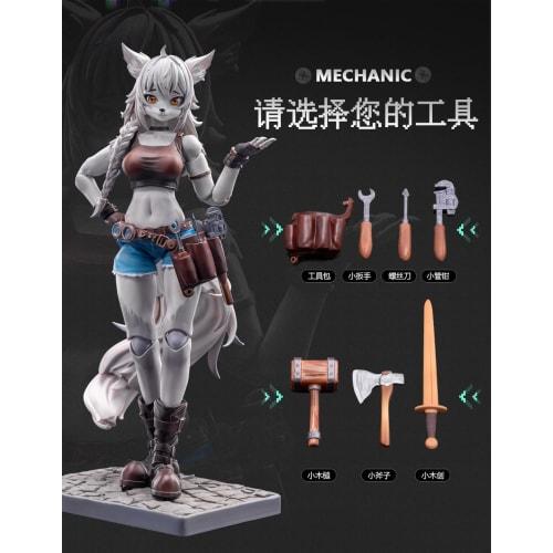 LADo TOYS ERA 001 Liya Mechanic Ver. 1/12 Scale PVC, ABS, and POM Painted Movable Figure