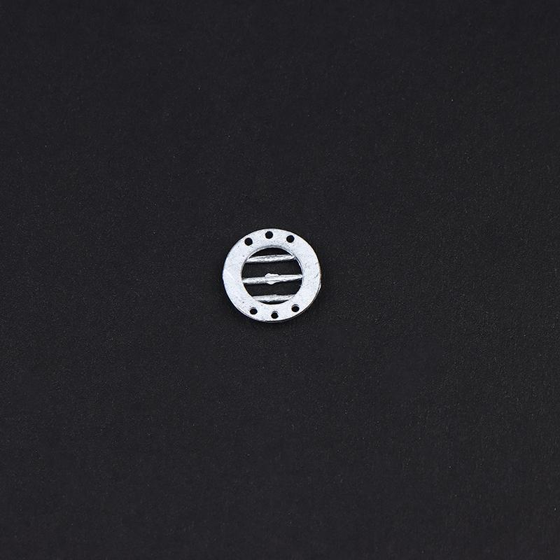 12Pcs Miniature Round Grille Porthole Outer Dia 12Mm/11Mm/8Mm Detailed Alloy Portholes For Miniscale Model Ship Boat Decoration