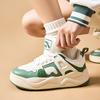 Anta Cream Bag Comfortable Fashion Non-Slip Wear-Resistant Low-Top Skate Shoes Women sneaker White Green 922438009-4