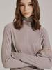 NOUVE Stitch Turtleneck Warmer T-Shirt - Mocha