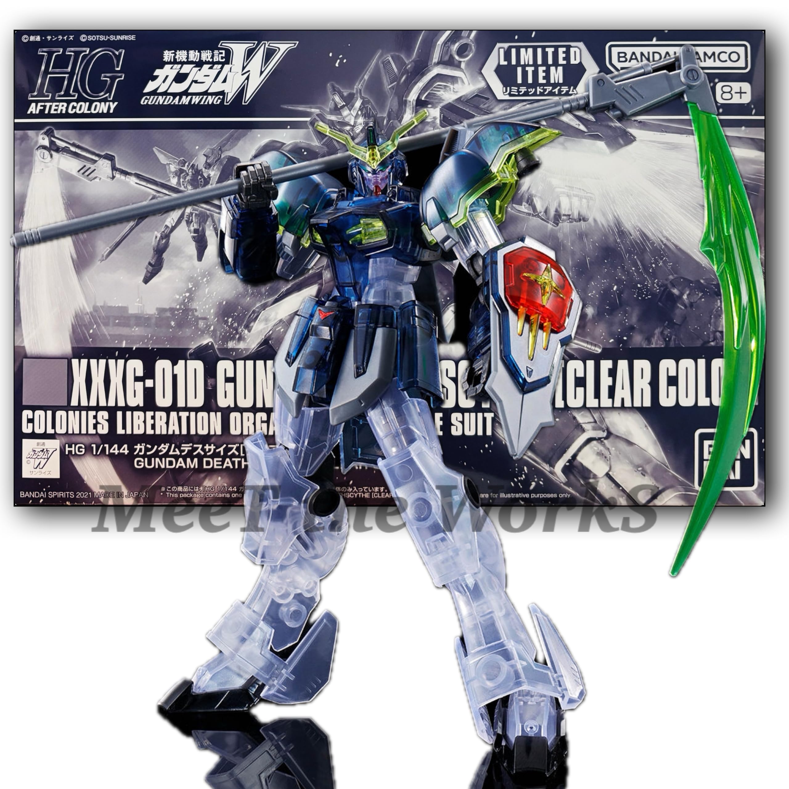 

Death Scythe Новый Мобильный Доспех Серии W Пластиковая Модель Ограниченная Событием [HG] 1/144 [Прозрачный Цвет]