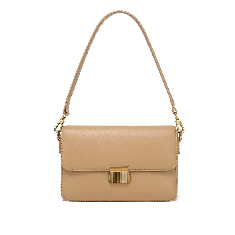 

Clearance Sale Genuine Leather Women s Bag New Luxury Texture High-end Niche Shoulder Bag Crossbody Bag Versatile Underarm Bag Salt Card Color