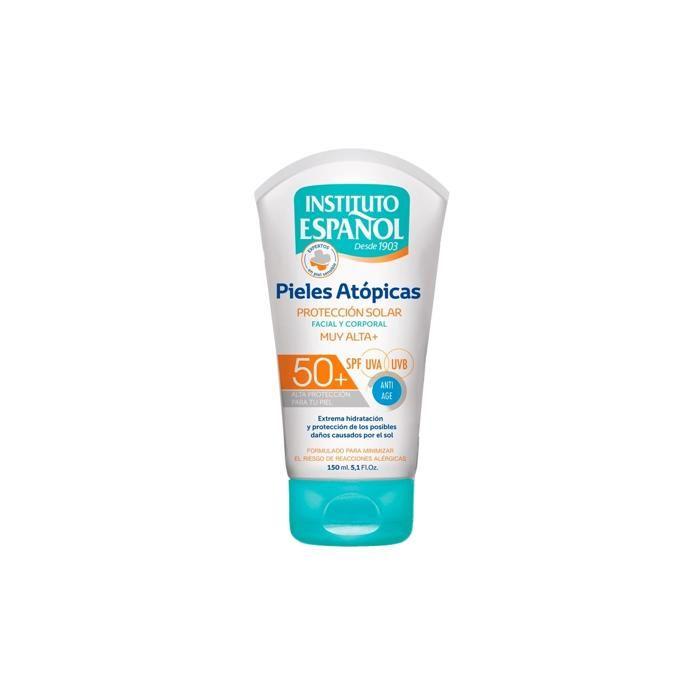 Protection solaire - INSTITUTO ESPAÑOL - SPF 50+ - 150 ml - Hypoallergénique - Crème
