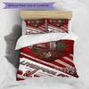 3pcs Duvet Cover Set (1*Duvet Cover + 2*Pillowcase, Without Core), Liverpool Football Club Print Bedding Set, Bedroom Decor, All‑Season, Birthday Gift