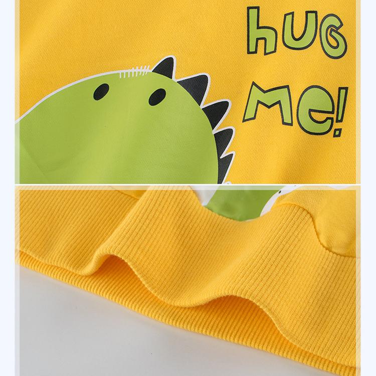 Baby- och småbarnspojkar & -flickor Sweatshirt Pojkar Tecknad Dinosaurie Utan Huva Rundhalsad Sweatshirt Långärmad Pullovertröja