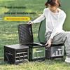 Odor-proof Foldable Portable Camping Toilet with Solidifier for Outdoor & Car Use