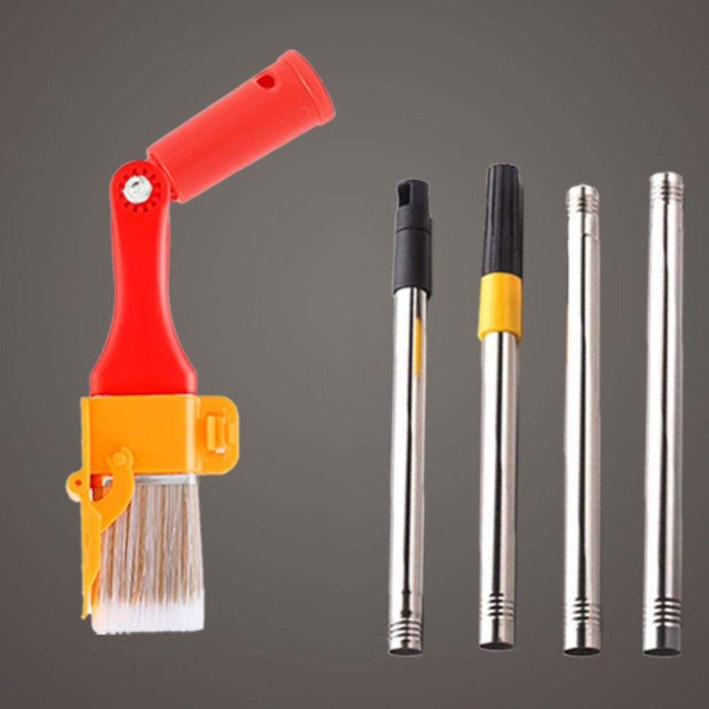 Soft Bristle Paint Brush Extension Pole Wall Brushing Tools Edging Color Separation Brush  Wall