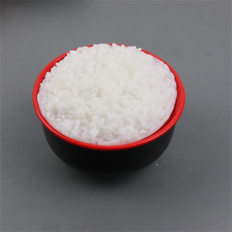 Artificial Rice In Bowl Fake Rice Model, Hotel Kitchen Decoration Reliable Material Perfect for Kitchen Decoration Gift