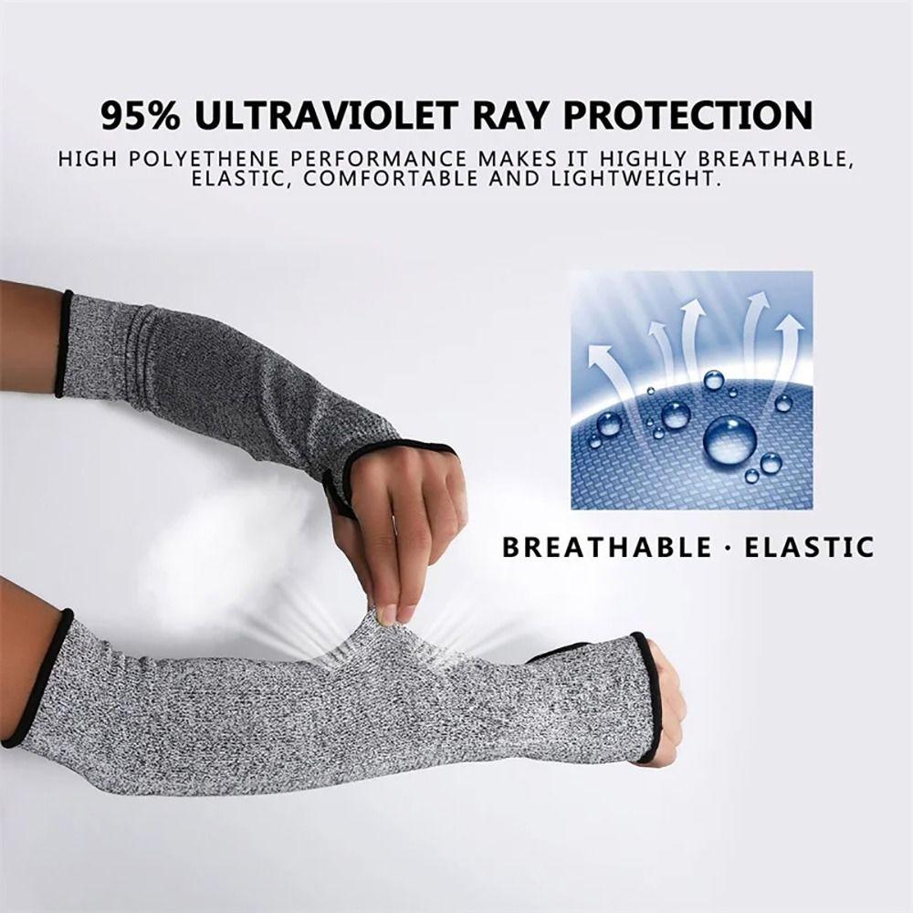 1Pcs/1Pair Level 5 Anti-cut Arm Sleeve Bracers Protector Guard Gloves Durable Safety Sleeves