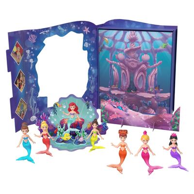 Mattel Disney Princess Άριελ 7 Τέλος Βιβλίο Ιστοριών 7 Μίνι Ντύσιμο Ηλικίες 3 και Πολλαπλό HLW96 Σετ, Κούκλες, Κούκλες/Σπίτι, Παιχνίδι/Προσποίηση, Πάνω,
