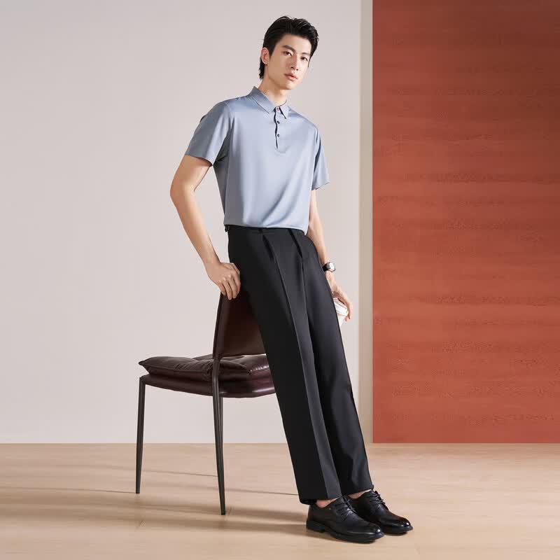 SEVEN Men's Old Money Style Summer Business Suit Pants